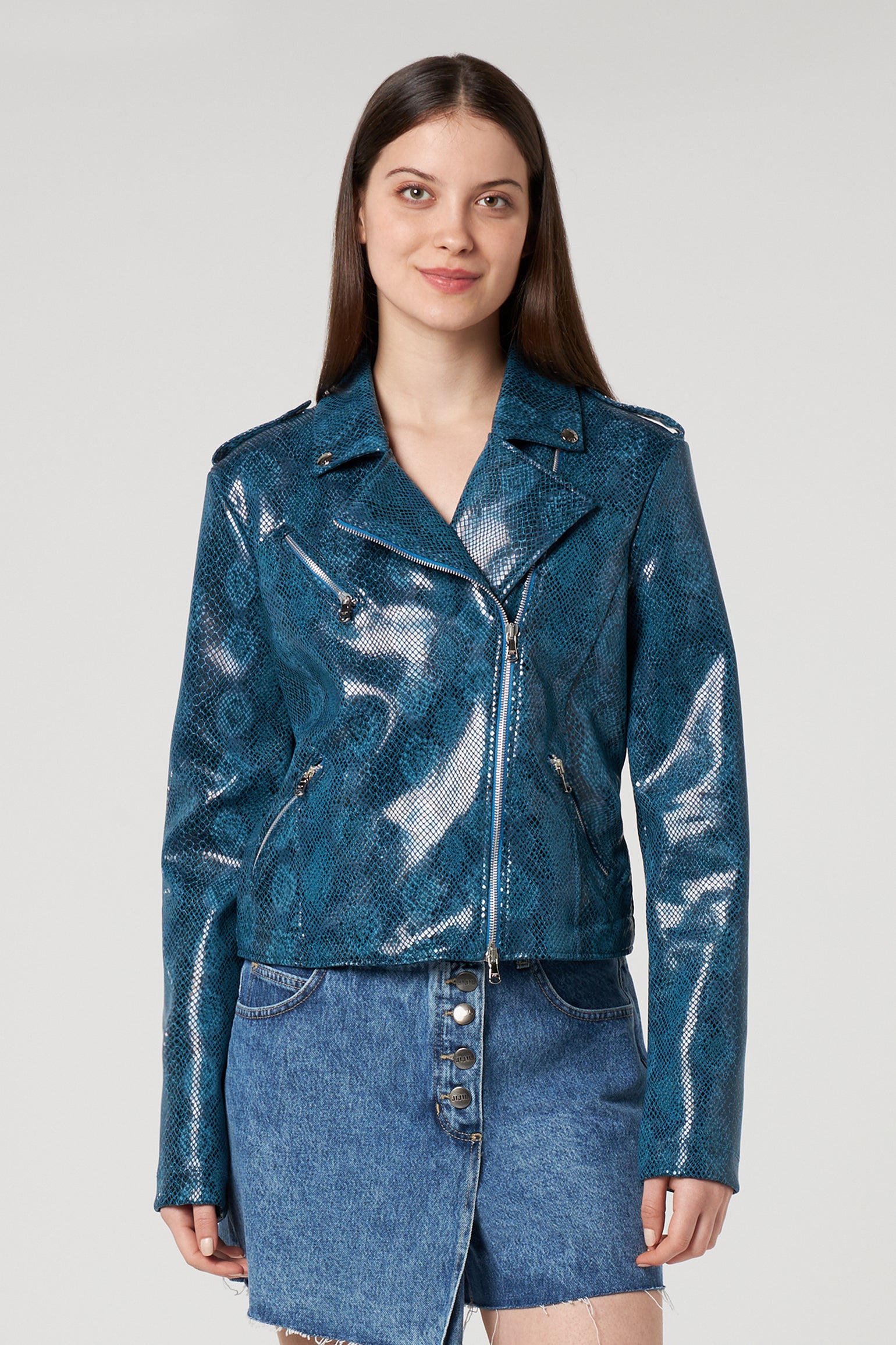 Patrizia pepe biker outlet jacket