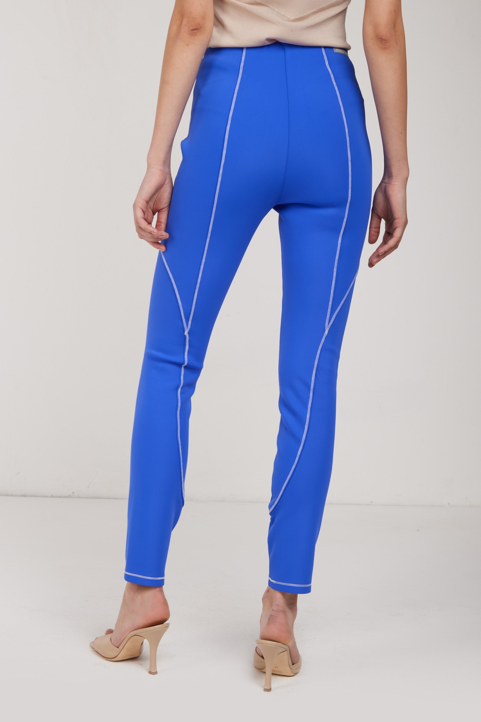 PATRIZIA PEPE Technical Electric Blue Trousers