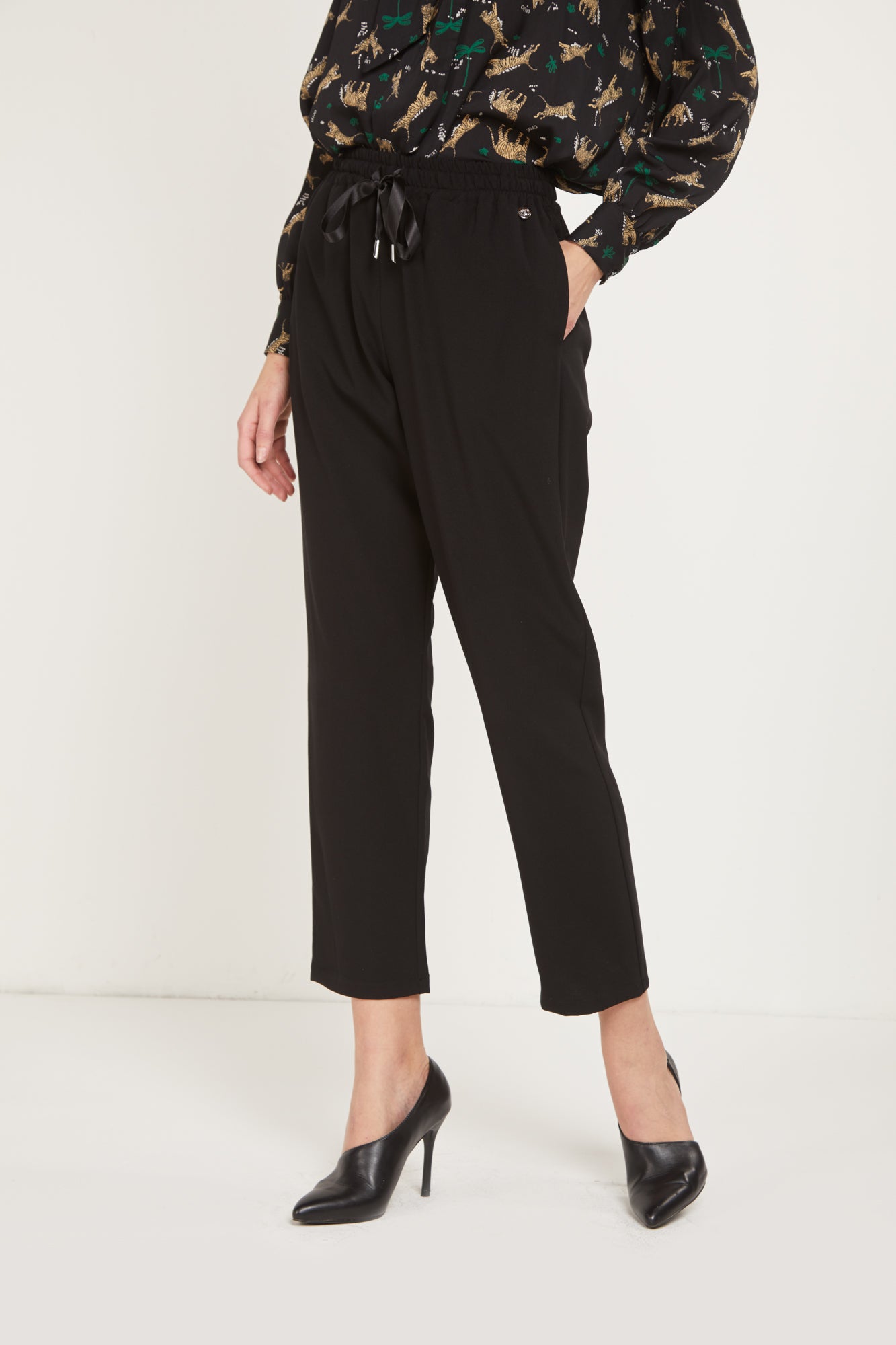 LIU-JO Pantalone Jogger Nero