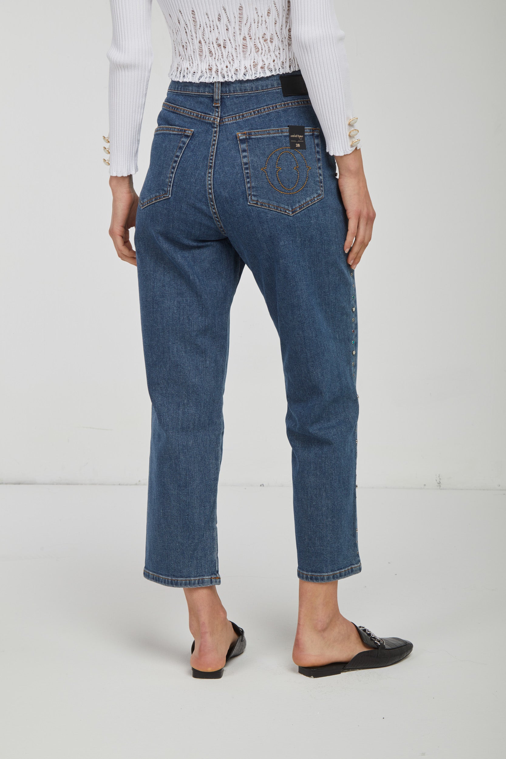 OTTOD'AME Jeans Gamba Dritta