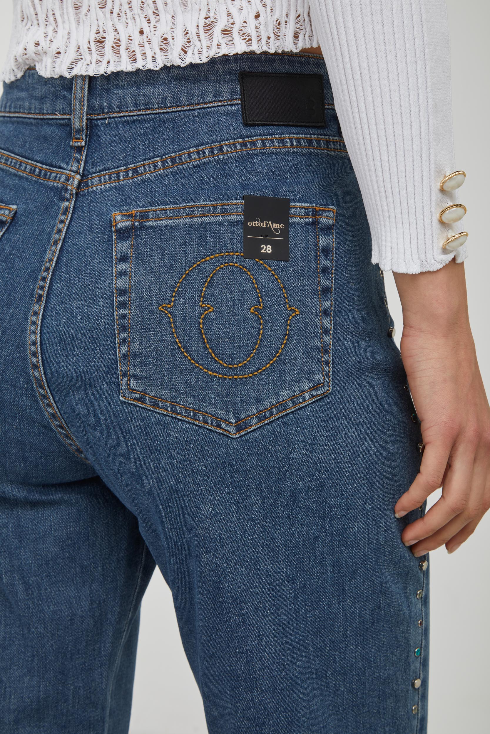 OTTOD'AME Jeans Gamba Dritta