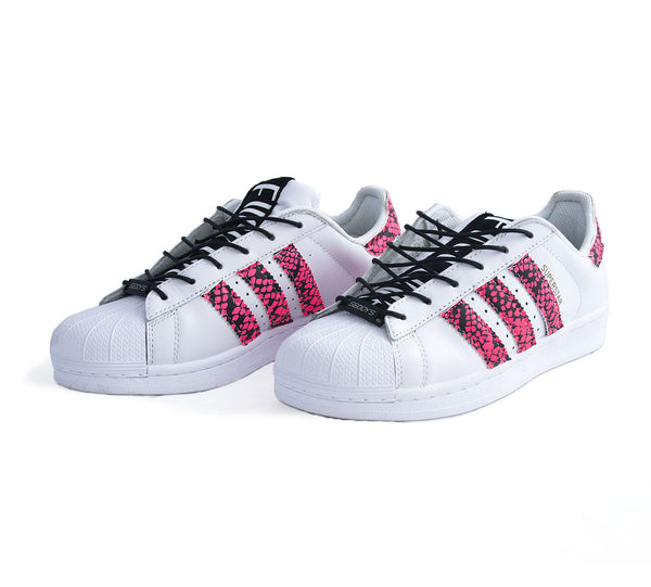 SEDDY S Adidas Superstar Fuck Love Pink Pyton Customized Loverlock